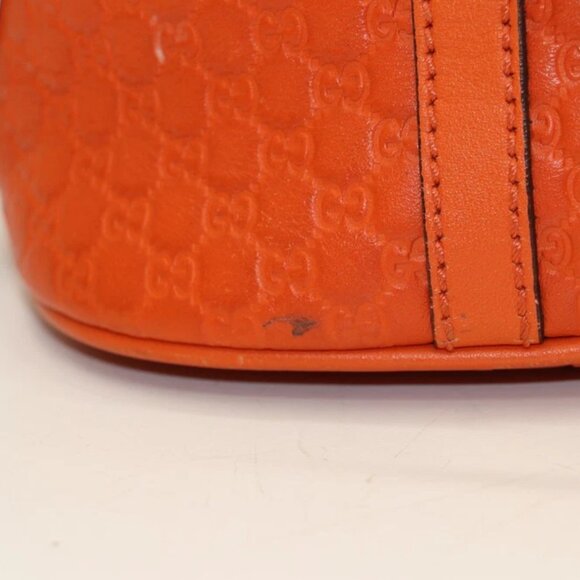 GUCCI Micro guccissima Mini Dome Bag Sun Orange 449654 -000926 - Picture 11 of 14
